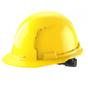 Milwaukee 48-73-1203 BOLT Yellow Type 1 Class C Full Brim Vented Hard Hat with 4 Point Ratcheting Suspension $ 24 . 99