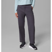 Columbia ROC Straight Leg Regular Trousers for Women, Graphite Grey, Size 10, 213581