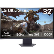 LG 32GS60QC-B Ultragear 32-inch Curved Gaming Monitor - Black