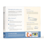 Henson Shaving AL13 Safety Razor Shaving Kit with Aluminum Stand and 100 Double-Edge Blades