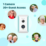 Birdfy WM 2.0 Smart Bird Feeder Camera for Wild Bird Watching & Recording, Cyan