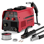 ARCCAPTAIN MIG130 Fit 3-in-1 MIG Welder with Flux Core MIG, Lift TIG, MMA Stick Welding Modes, 130A, 110V, Portable Gasless Inverter Welder