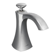 Moen Premium Chrome Deck Mount Soap and Lotion Dispenser, 18 oz Capacity, Transitional Style, S3948C