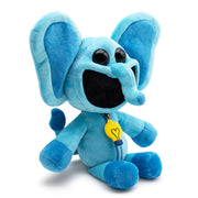 CultureFly Poppy Playtime Smiling Critters Bubba Bubbaphant Plush Doll, 14 Inch, Blue, Soft Polyester