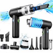 TRAKAR Handheld Vacuum Cleaner 4-in-1 Multifunctional, 20000PA Suction, Cordless Rechargeable with LED Light and Multiple Nozzles