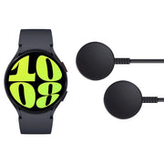 Samsung SM-R940NZKCXAA Galaxy Watch6 44mm Smartwatch M/L Two Fast Chargers Included - GRAPHITE