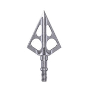 Muzzy 283-3W One 3-Blade Fixed Broadhead, 100 Grain, Stainless Steel Blades, 3 Pcs