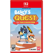 U&I Entertainment Bluey's Quest for the Gold Pen Nintendo Switch 2 Action Adventure Game Single-Player Physical CD