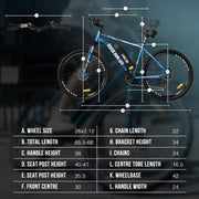 RCB RK15 Electric Bike for Adults EU Blue