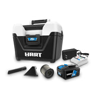HART HPWD01B Cordless 20-Volt 2-Gallon Wet/Dry Vacuum Kit (1) 20-Volt 4.0Ah Lithium- Ion Battery