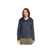 Columbia Womens Scattered Showers Rain Jacket with Omni-Shield Repellency, Collegiate Navy, Medium, 211640