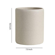 Hight Quality Polyresin Wastebasket Garbage Receptacle Bin for Bathrooms Powder Rooms Kitchens Home Offices