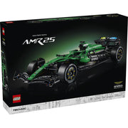 LEGO Technic Aston Martin Aramco AMR25 F1 Car Building Set, 1:8 Scale, 1547 Pieces, Functional Steering and Suspension, Multicolor, 42240