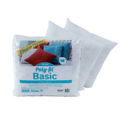 Fairfield A-JVP162 Poly-Fil Basic Square Pillow Inserts, 16