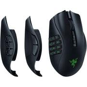 Razer RZ01-04400100-R3U1 Naga V2 Pro MMO Wireless Optical Gaming Mouse with Interchangeable Side Plates, Black