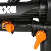 Worx WG505 120 MPH 350 CFM 12 Amp Electric Leaf Blower/Mulcher/Vac with Metal Impeller