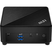 MSI Cubi 5 12M Mini PC, Intel Core i5-1235U, 16GB DDR4 RAM, 256GB SSD, WiFi 6E, Bluetooth 5.2, Dual LAN, Thunderbolt 4, HDMI, Black