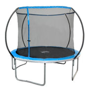 Bounce Pro TR-0343SF-10 10' Round Trampoline with Safety-Enclosure in Blue and Silver