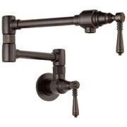 Brizo 62810LF-RB Traditional Classic Wall Mount Pot Filler, Venetian Bronze