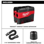 Milwaukee 49-90-2200 PACKOUT Compact Debris/Dust Separator