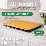 Greener Chef Oversized Bamboo Cutting Board, 2XL 24