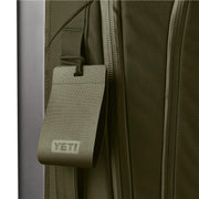 YETI Crossroads 22 Inch Carry-On Luggage, Water-Resistant TuffSkin Nylon, Modular Compression Straps, Interior Pocket Divider, Olive, 40L, 26010000370