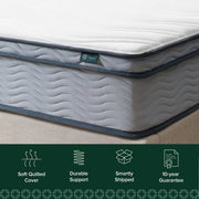 Zinus Innerspring Mattress with Euro Top, 10 Inch, Full