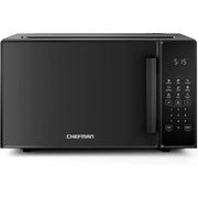 Chefman RJ55-11-V2 Countertop Microwave Oven 1.1 Cu. Ft., 1000 Watts with 6 Presets and 10 Power Levels - Black