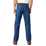 Dickies Relaxed-Fit Carpenter Denim Jeans for Men - Stonewashed Indigo Blue - 32x32