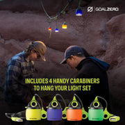 Goal Zero 44030 Light-A-Life Mini 4-Pack Lights with Shades
