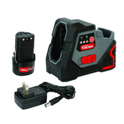 Hyper Tough 80213 12V Max Cross-Line Laser Level with 1.5Ah Lithium-Ion Battery and Charger