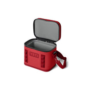 YETI Hopper Flip 8 Portable Soft-Side Cooler with ColdCell Insulation, Leakproof HydroLok Zipper, Waterproof DryHide Shell, Rescue Red