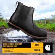 Carhartt Fn6111-W7m Frontier Water-Resistant Chelsea Work Boots for Ladies - 7M