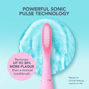 Foreo Issa 3 Sonic Toothbrush, 4-in-1 Oral Care, Hybrid Silicone & PBT Bristles, 16 Intensities, USB Rechargeable, Pink