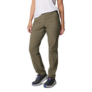 Columbia Leslie Falls Pant II Women's Hiking Pants, Omni-Shield Water Repellent, Stone Green, Size 12 Long, Mid Rise, 208708