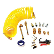 Primefit IK1016S-20 Air Accessory Kit with 25-Foot Recoil Air Hose, 20-Pieces