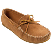 Minnetonka Classic Mocs for Men - Taupe - 7.5M