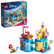 LEGO Disney Princess Ariel's Magical Mini Palace Building Toy with 3 Characters, Lockable Palace, Dolphin Carriage, Multicolor, 179 Pieces, 43285
