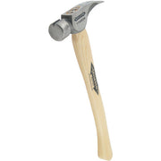 Stiletto TI16SC 16 oz Ti Smooth Face with Curved Hickory Handle, 18