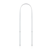 Apple Crossbody Strap, Adjustable Length with Embedded Magnets, Light Gray, Compatible with iPhone 17 Series and iPhone Air, MGGM4LL/A