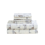 Lenox 6-Piece 100% Cotton Flannel Sheet Set, Queen, Cottage Neutral