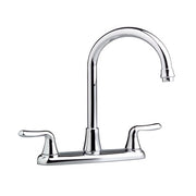 Colony Soft 2-Handle Standard Kitchen Faucet with Gooseneck Spout in Polished Chrome