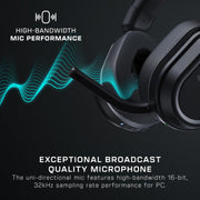 Turtle Beach Stealth 700 Gen 3 Wireless Multiplatform Gaming Headset, 60mm Eclipse Dual Drivers, Flip-to-Mute Microphone, Bluetooth 5.2, 80-Hour Battery, Black