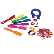 Learning Resources Super Magnet Lab Kit, 124 Pieces