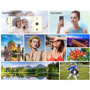 Blackview Wave 8 6.56'' 4G LTE 4 GB RAM 128GB ROM 1.6 GHz Processor Speed Unlocked Cell Phones, Blue