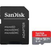 SanDisk SDSQUBC-128G-AN6IA Ultra PLUS 128GB microSDXC UHS-I Memory Card