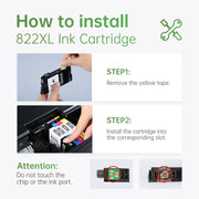 Excellink 232XL-04 Ink Cartridges for Epson 232 Ink Compatible for Epson XP-4200 XP-4205 WF-2930 WF-2950 Printer