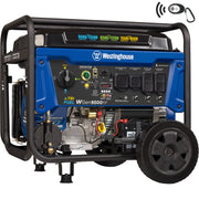 Westinghouse Tri-Fuel Portable Generator, 12,500 Starting Watts, 9,500 Running Watts, Remote Electric Start, 457cc Engine, Gasoline Propane Natural Gas, WGen9500TF