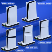 Beboncool PS5 Cooling Fan Stand with Dual Turbo Fans, Dual Fast Controller Charger, White, S5000