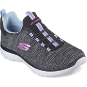 Skechers 150124 Women's Summits Sneaker, Black/Multi=BKMT, 9